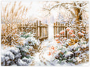 Winter Yard Counted Cross Stitch Kit by Magic Needle 350-742