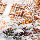 Winter Yard Counted Cross Stitch Kit by Magic Needle 350-742