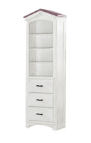 Tree House - Bookcase Cabinet - Pink & White