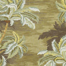 4' X 6' Moss Green Hand Tufted Palm Trees Indoor Area Rug