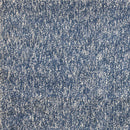 9' X 13' Polyester Indigo Or  Ivory  Heather Area Rug