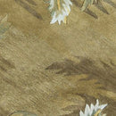 4' X 6' Moss Green Hand Tufted Palm Trees Indoor Area Rug
