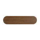 Mirod Modern Entryway Console Table - Slim Sofa Table with Open Shelf & Elegant Wood Grain, Multi-Functional Hallway Table for Living Room