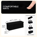 Black Premium Velvet Storage Ottoman Bench Bedroom