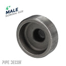 4 in. Black Plug