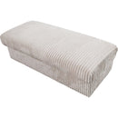 105' Oversized Sectional Sofa Cloud Couch for Living Room, Modern stripe L Shaped Couch, Comfy Boucle Modular Sofa Sleeper with Moveable Ottoman WIth/6 Pillow(WHITE)