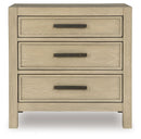 Calmoro - Three Drawer Night Stand - Gray