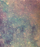 Cosmic Dust Designer Printed AIDA Fabric. Canvas for embroidery with an applied background  KF-1015A