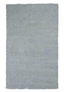 8' Round  Polyester Blue Heather Area Rug