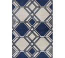 2' X 3' Blue Geometric Area Rug