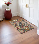 2' X 3' Taupe Hand Tufted Area Rug