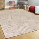8' X 10'  Wool Ivory  Area Rug