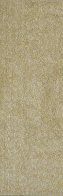 9' X 13' Yellow Hand Woven Area Rug