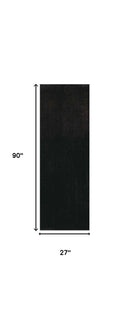 8' X 10' Polyester Espresso Area Rug