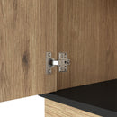 Multi-functional MDF Sideboard, an Ideal Choice for TV and Tableware Storage in Modern Homes, with Product Dimensions of 55*15.7*29.6 Inches.