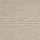 7' X 9'  Wool Natural Area Rug