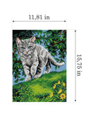 Needlepoint canvas for halfstitch without yarn Hunting Trip 3540J