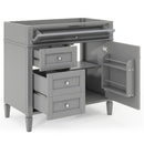 Bathroom Vanity With 2 Drawers And Tip-Out Drawer, Storage Cabinet
