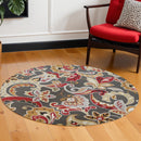 2' X 3' Taupe Hand Tufted Area Rug