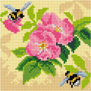 Needlepoint canvas for halfstitch without yarn Four Seasons - Spring 3545D