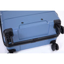 Hardshell Suitcase Spinner Wheels PP Luggage Sets Lightweight Durable Suitcase with TSA Lock,3-Piece Set (20/24/28), Blue