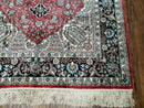 3' X 5' Vintage Fine Handmade India Oriental Kashmir Silk Rug 400 KPSI Wow