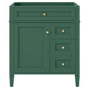 Bathroom Vanity With 2 Drawers And Tip-Out Drawer, Storage Cabinet