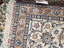 Persian Nain Rug 11x15 – Wool on Silk, Hand-Knotted, Signed Masterpiece
