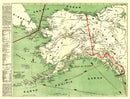 Vintage Map of Alaska 1897