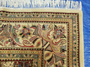 12' X 18' One-of-a-Kind Indian Agra Hand-Knotted Wool Rug Handmade Organic Dyes