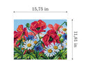 Wildflowers Summer Meadow Needlepoint Canvas by Orchidea 3598J