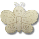 Unfinished Wood Etched Butterfly Shape | Paint By Line Crafts | up to 30" DIY
