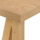 Mid Century Modern Dining Set 7 Piece Natural Oak Table