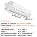 36-Inch 110V Commercial 2-Speed 900CFM Indoor Wall-Mounted Air Curtain (SAK63471)