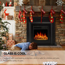 36 Inch Electric Fireplace Mantel Wooden Surround Firebox M1804