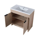 Nuvia 36-Inch Freestanding Bathroom Vanity With White Resin Sink (SAK39274)