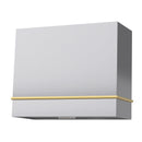 Akicon 36" Stainless Steel Range Hood with 600 CFM Insert & 6-Burner Gas Range Combo – Powerful Ventilation, Convection Oven, Multiple Finishes