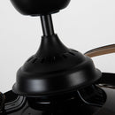 36" Punjab Modern Downrod Mount Ceiling Fan with Lighting and Remote Control