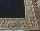 Palace Sized Stark Area Rug 12x19, Black Carpet