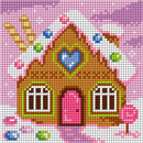 Gingerbread House Christmas Needlepoint Canvas by Orchidea 3606D