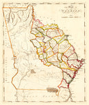 Vintage Map of Georgia 1818