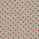 Precut Zweigart Belfast Petit Point 32 count Raw Linen/Red Dots 3609/5391