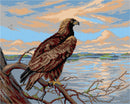 Eagle Over the Lake Wildlife Needlepoint Canvas by Orchidea 3612M