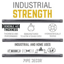1 1/2 in. x 12 in. Black Pipe