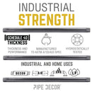 1 1/2 in. x 3 in. Black Pipe