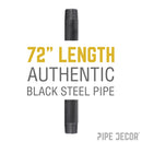 1/2 in. x 72 in. Black Pipe