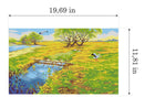 Spring Riverside Needlepoint Canvas by Orchidea 3621L
