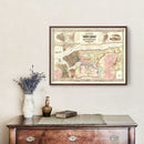 Vintage Map of New York 1857