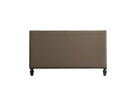 House Beatrice - Loveseat With 3 Pillows - Tan Synthetic Leather , Black Synthetic Leather & Charcoal