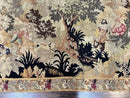 Antique French Tapestry 6x5 ft, European Handmade Wool Aubusson Weave Vintage Tapestry